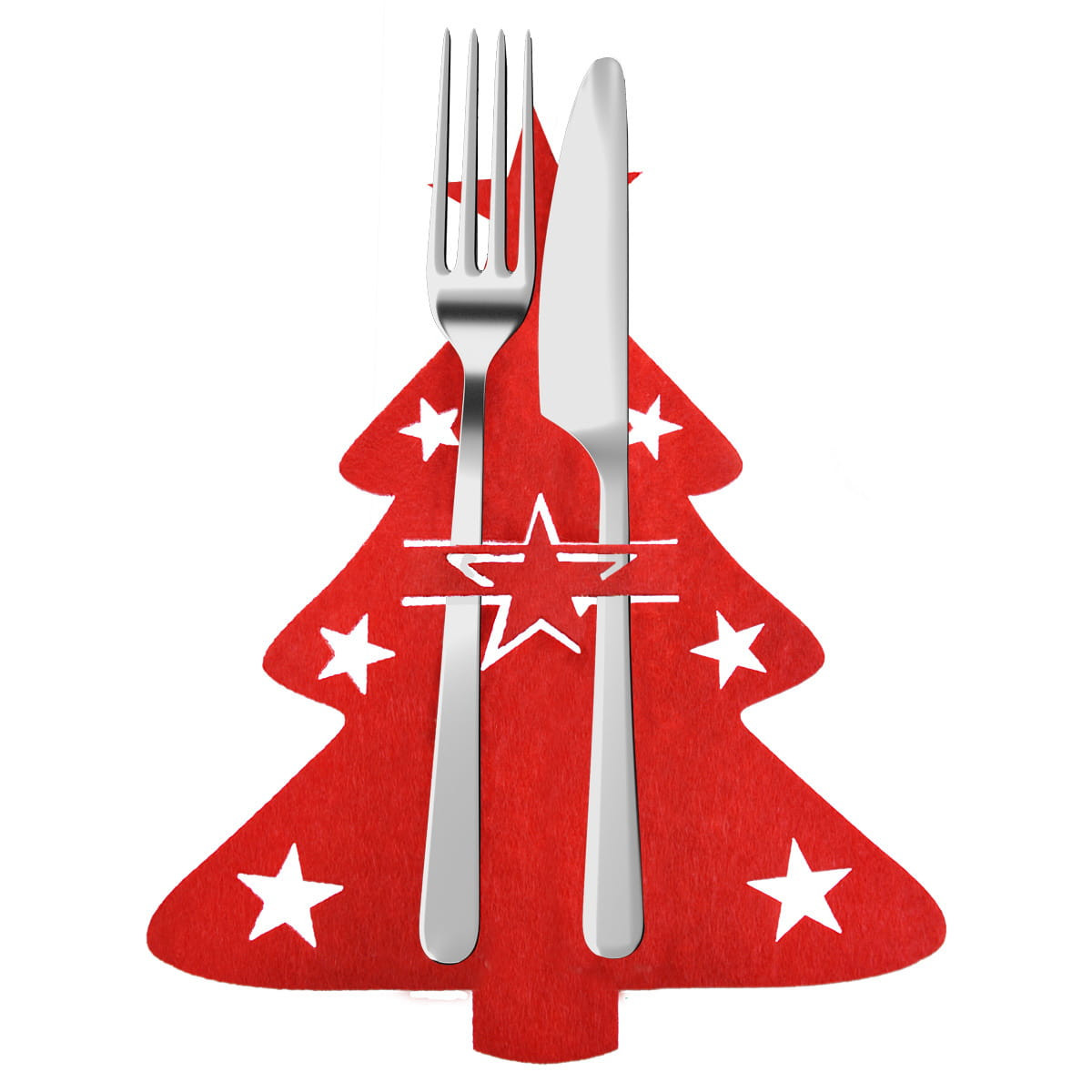 Etui na sztućce - choinki (4szt) BN1543 Arpex