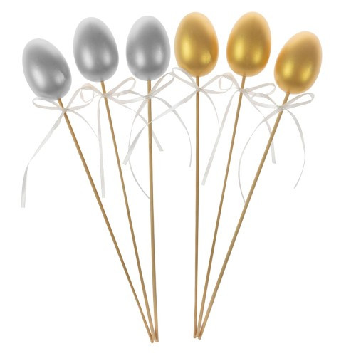 Metaliczne jajeczka na piku 3szt YP8144 Arpex