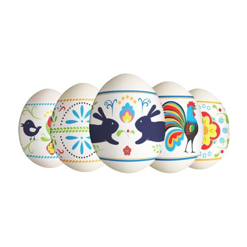 Owijki Wielkanocne na jajka regionalne 6szt SW4114 Arpex