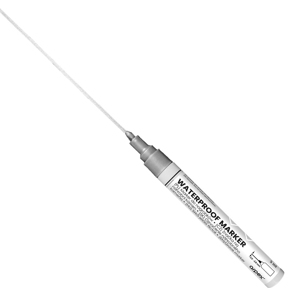 Marker do nagrobków srebrny VA7191 Arpex