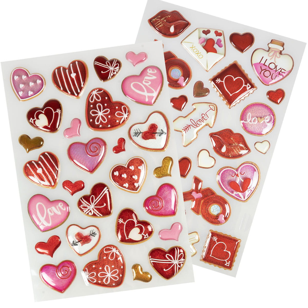 Naklejki 3D-serca WA7283 Arpex