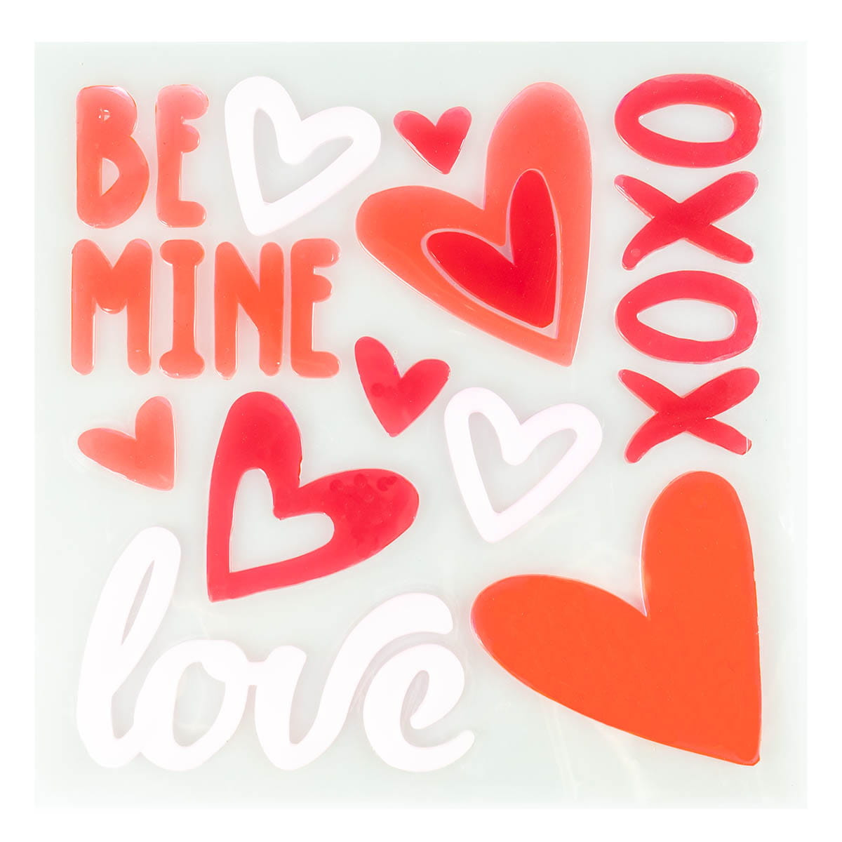 Walentynkowe naklejki żelowe WA7306 Arpex