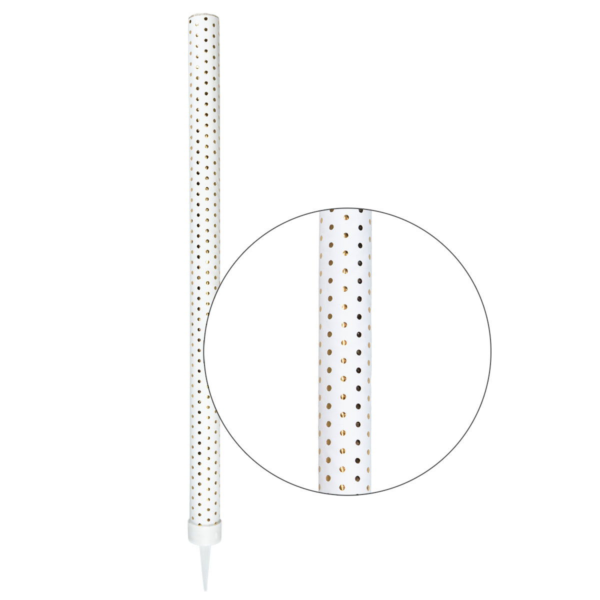 Fontanna tortowa party  26cm złote kropki DS7344 Arpex
