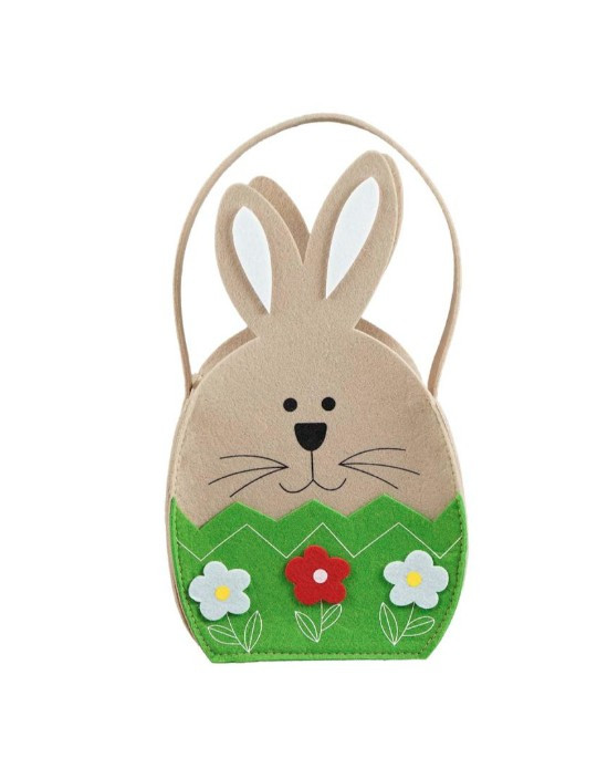Koszyczek filcowy duży - wesoły zajączek WK8518 Arpex