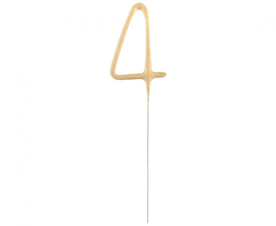 Złota cyfra 4 (zimny ogień ) CS1921S-4 GoDan