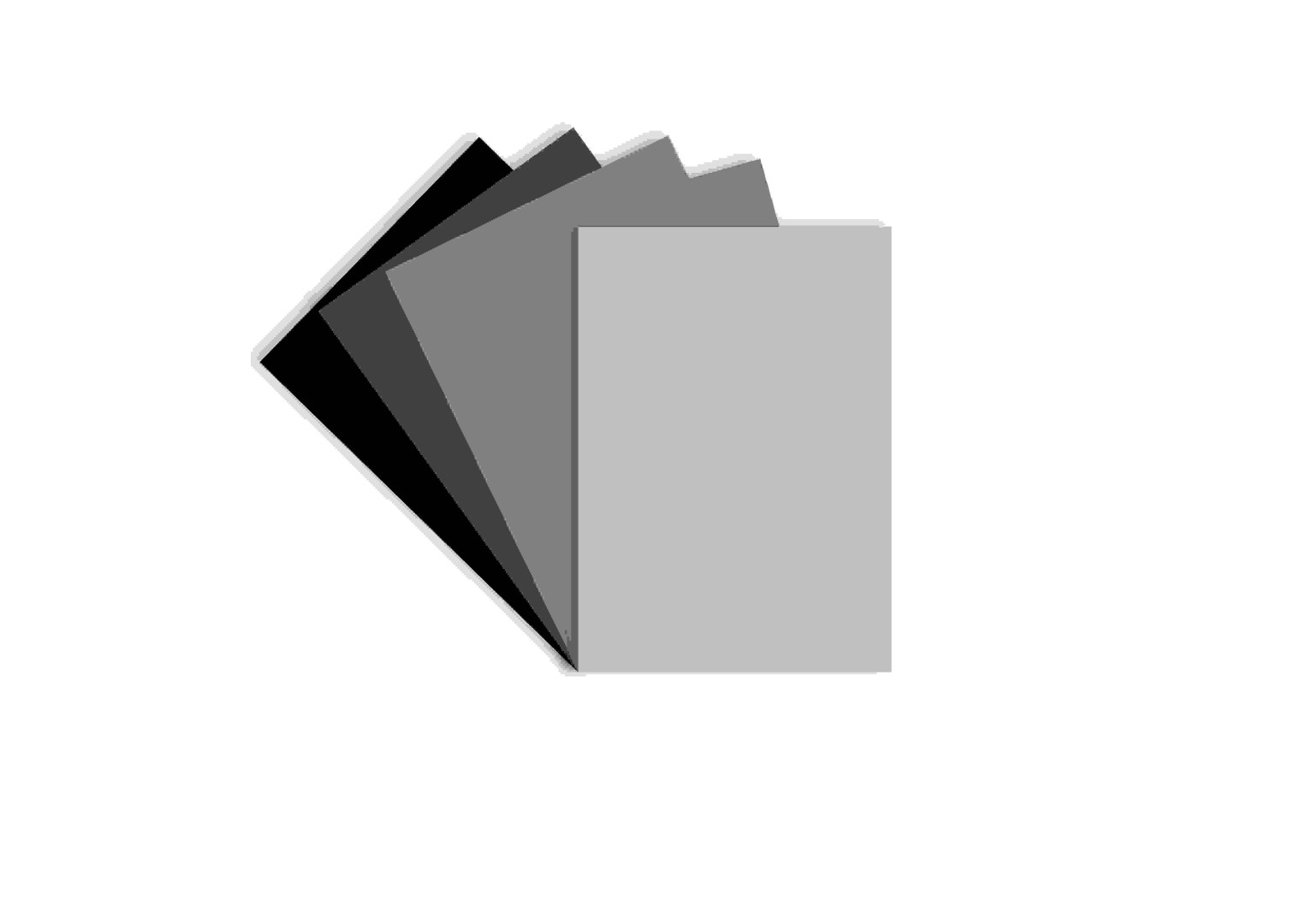 Arkusze piankowe A4/5ark Grey 5 kolorów HA 7130 2030-GREY GDD