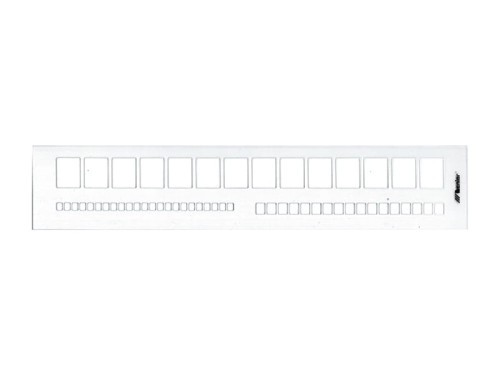 Szablon Leniar okienkowy 2cm prosty