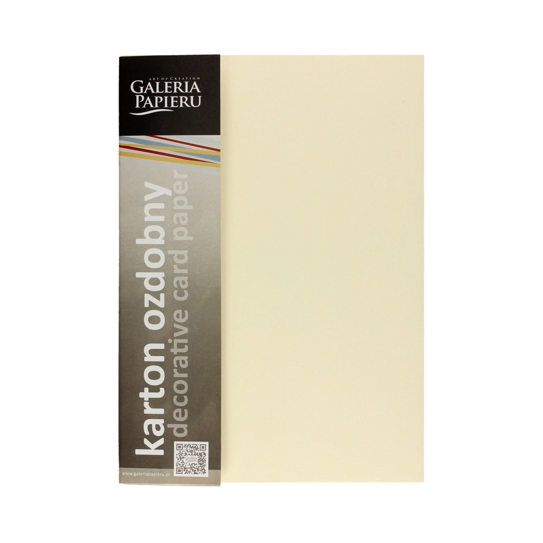 Karton ozdobny A4 (20) Holland kremowy Argo 200g 200504