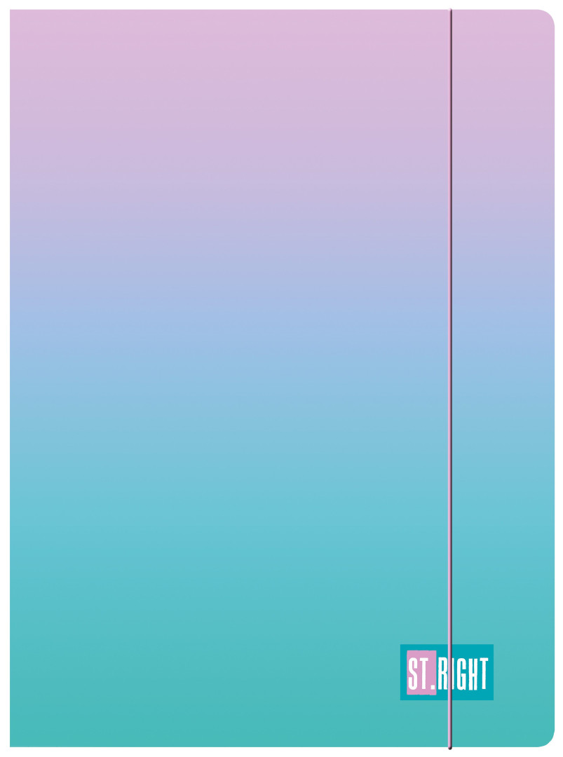 Teczka z gumką A4 mix ST.RIGHT Majewski