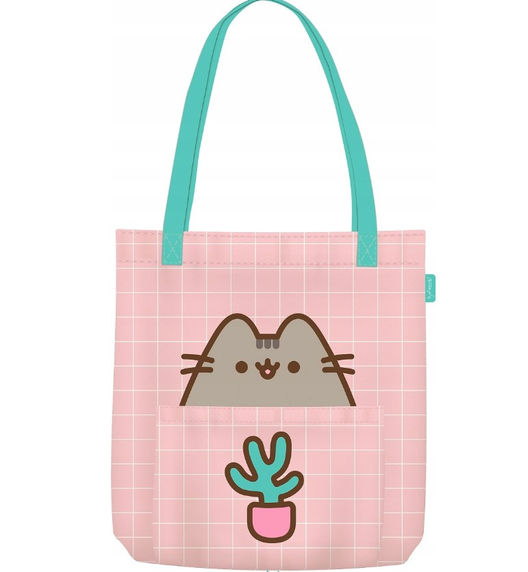 Torba na ramię szoperka  PUSHEEN PINK Majewski