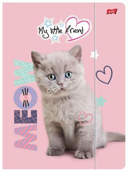 Teczka z gumką A4 300g/m2 My Little Friend Fluffy Kitty mkmp Majewski 688461