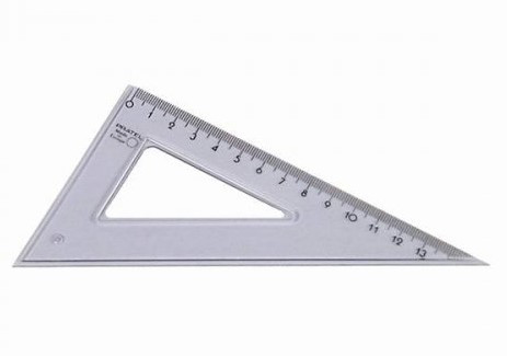 Ekierka 16cm. 60 stopni MemoBe by Pratel ME102-00 Amex