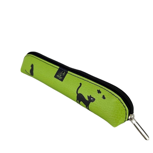 Piórnik mini Kot w zieleni PM-126 Ev-Corp