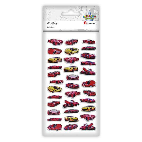 Naklejki wypukłe Sportowe samochody 457716 Titanum