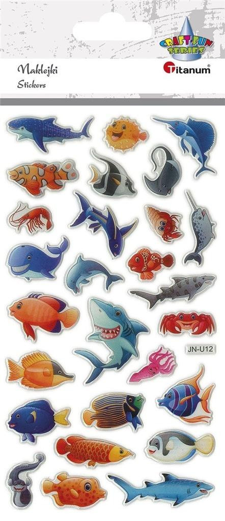 Naklejki wypukłe Stworzenia morskie 457724 Titanum