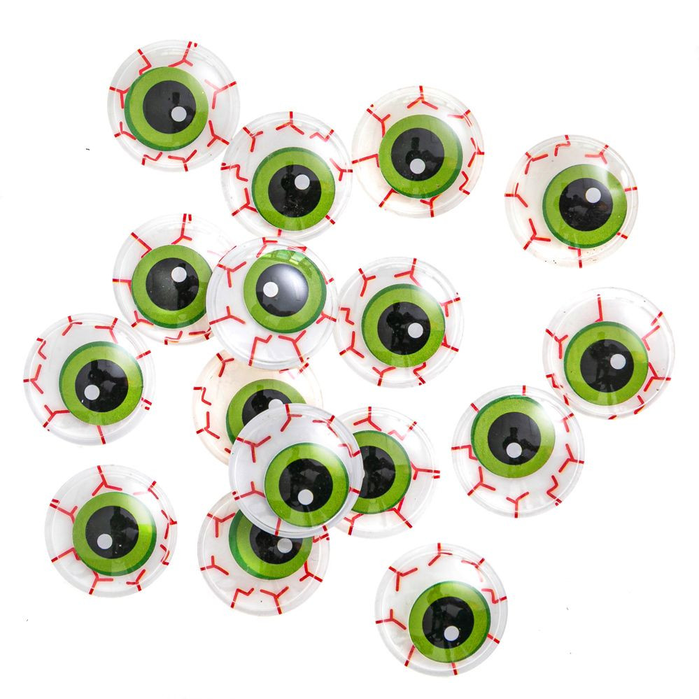 Ruchome oczka Halloween 24mm 16szt KSOC-040 Dalprint