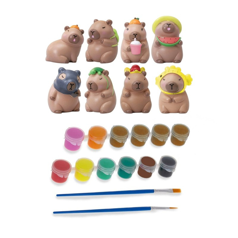 Zestaw DIY - figurki gipsowe do malowania Kapibara DPCA-048 Dalprint