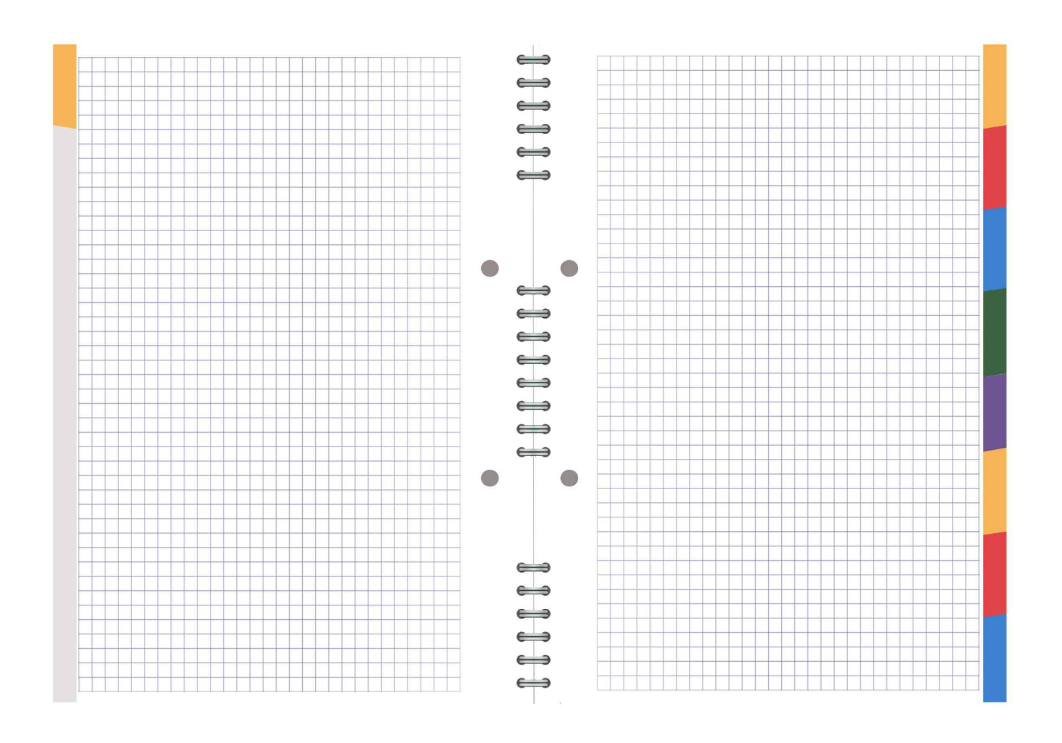 Kołozeszyt B5/160 kratka Student 8p. Top