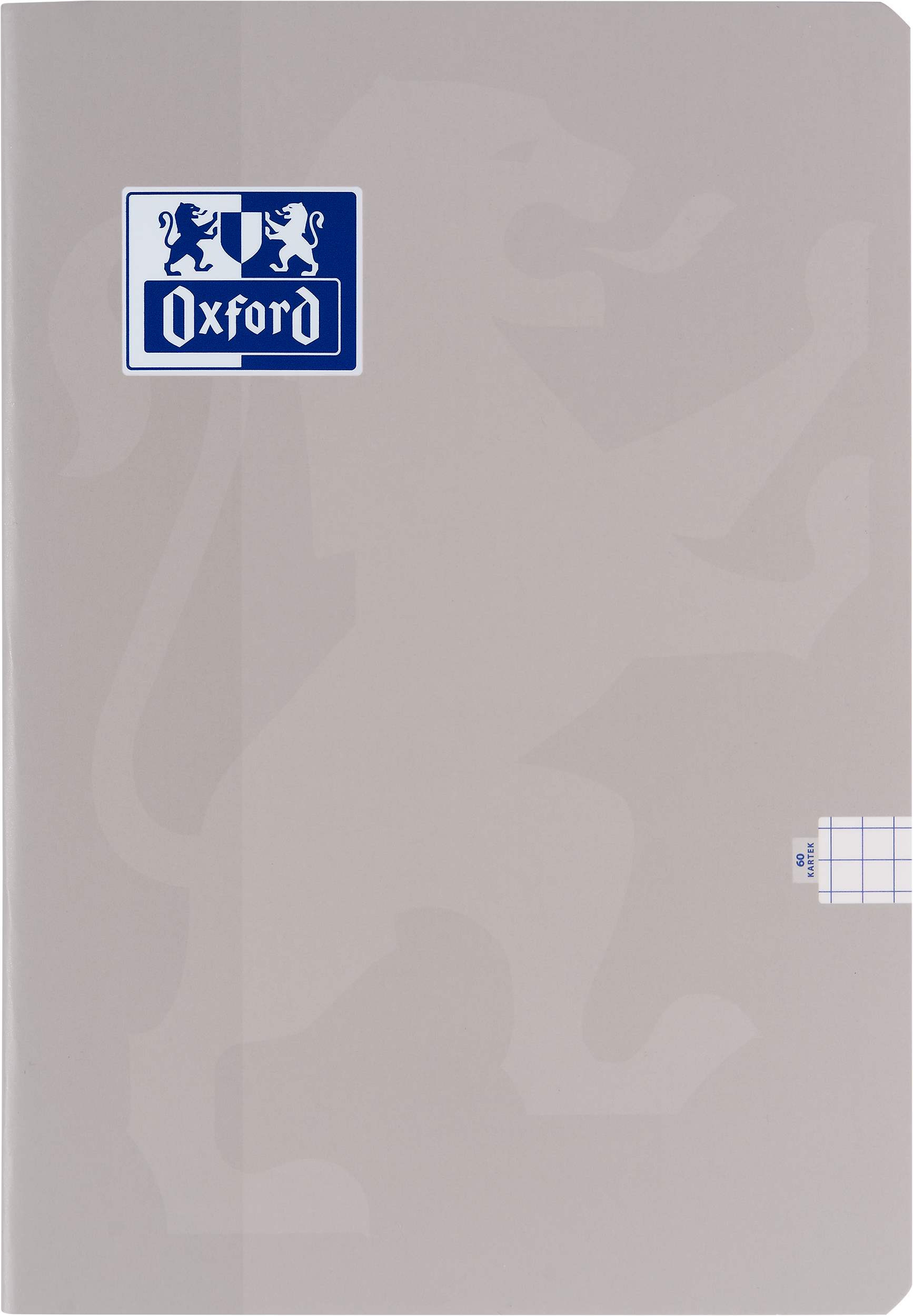 Zeszyt  A5/60k kratka Oxford Essentials 90g