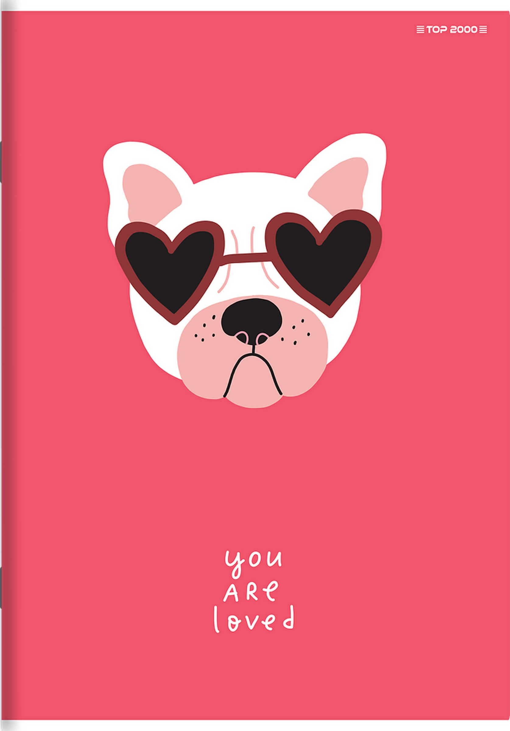 Zeszyt A4/32k linia podw. kol mix wzorów Megamix 70g TOP2000