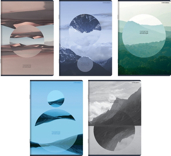 Zeszyt A5/60k kratka Landscape 70g 400182426 TOP2000