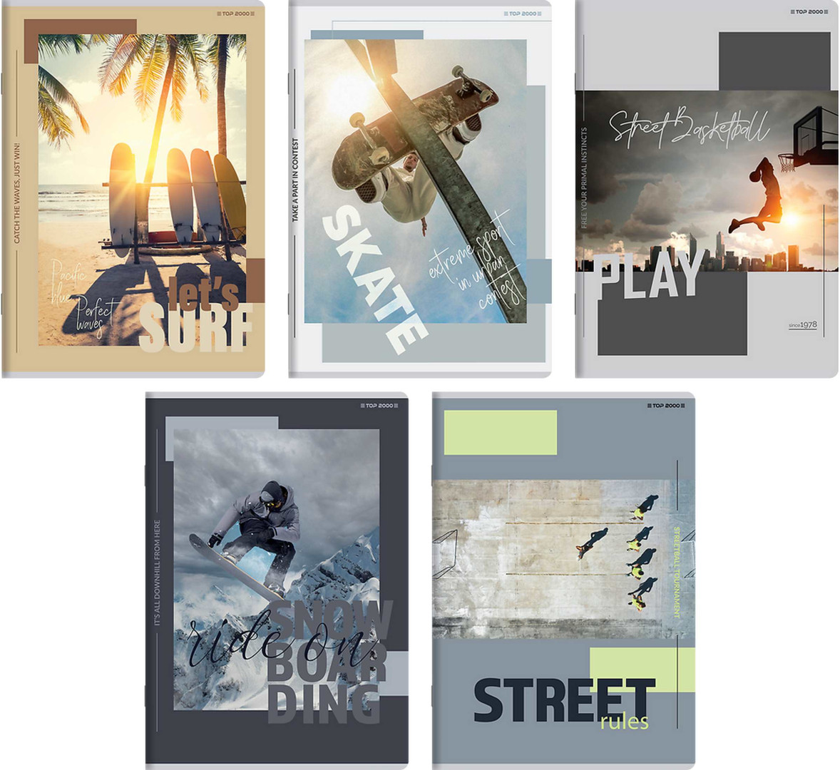 Zeszyt  A5/60k linia 70g Top Poster Hamelin