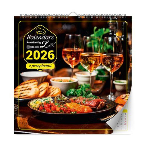 Kalendarz ścienny Kulinarny Lux Kalpol