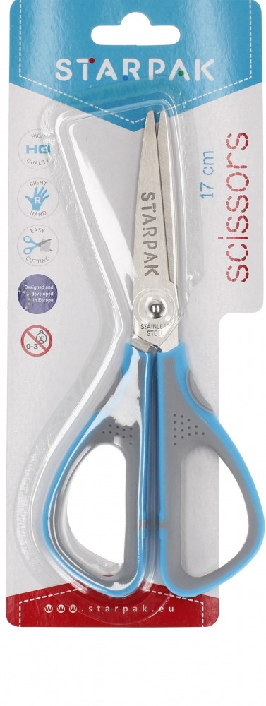 Nożyczki metalowe 17cm szkolne 491982 Euro-Trade