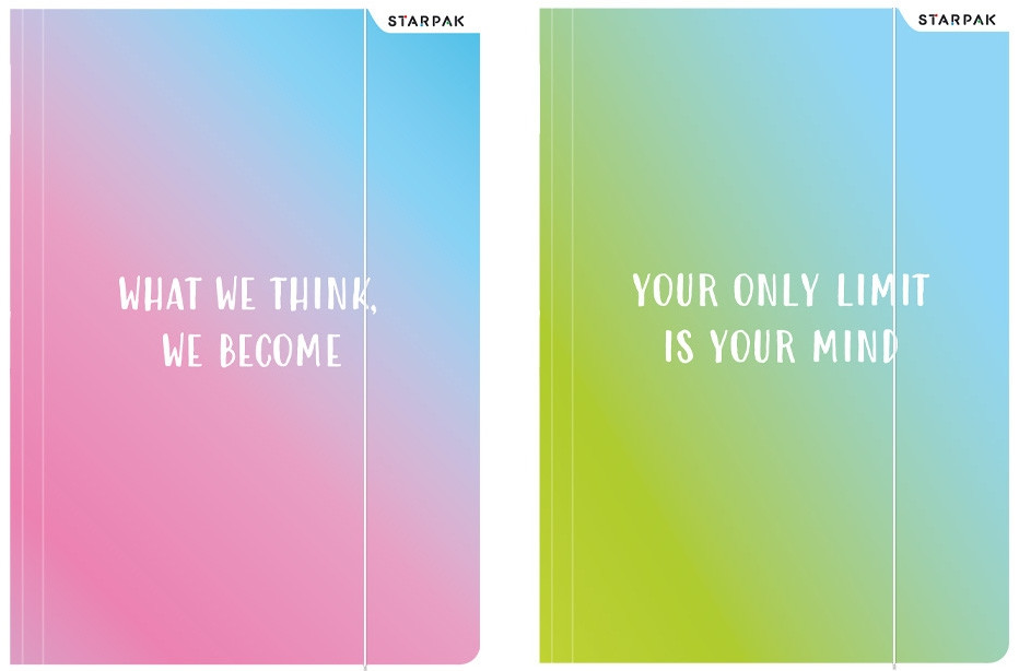 Teczka z gumką A4 papierowa Ombre Starpak 512120