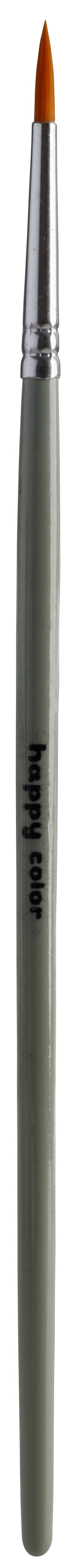 Pędzel hobby okrągły nr 1 Happy Color syntetyk HA 7260 1022-1