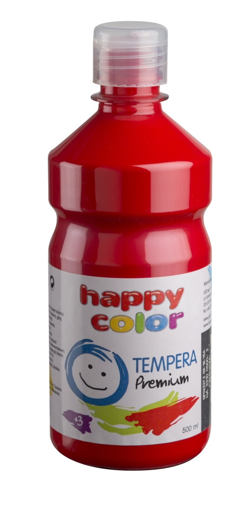 Farba Staedtler Tempera Premium 500ml. czerwony. Happy Color HA 3310 0500-2