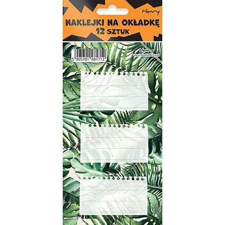 Naklejki na okładkę Monstera Henry (12)