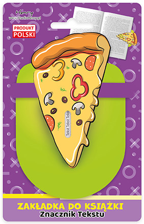 Zakładka do książki znacznik tekstu Pizza Henry