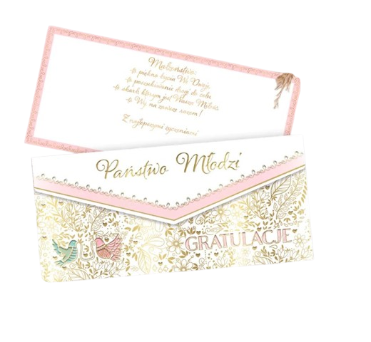 Koperta Ślub Pudrowa Henry