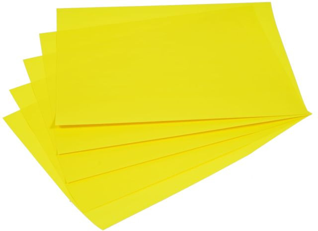 Papier samoprzylepny  A4 (20) żółty  ( fluo )  Kreska