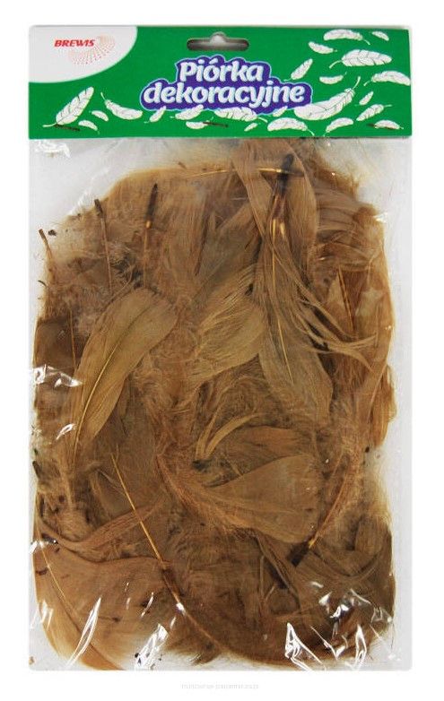 Piórka 7g (5-12cm) P7-12 Brązowe Brewis