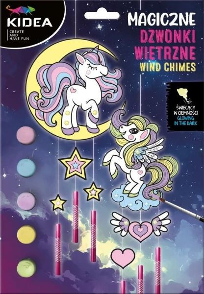 Magiczne dzwonki wietrzne świecące w ciemności Kidea MDWSCKA Derform