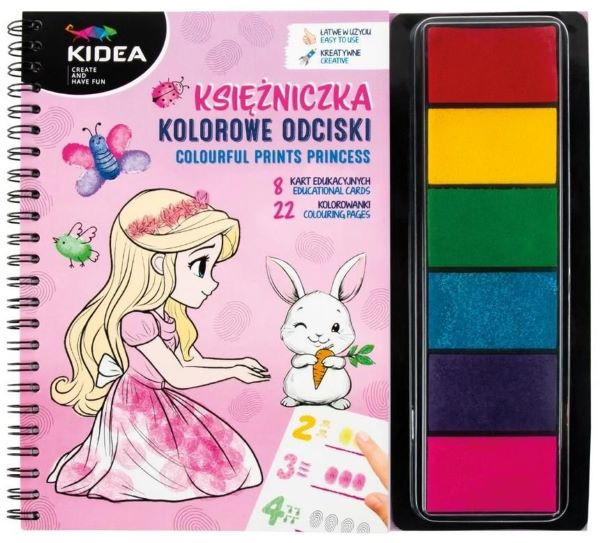 Kolorowe odciski Księżniczka Kidea KODKKA Derform