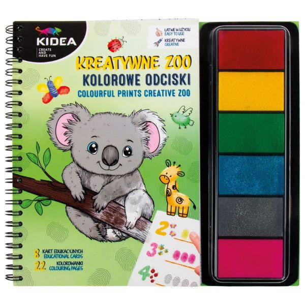Kolorowe odciski Kreatywne Zoo Kidea KODZKA Derform