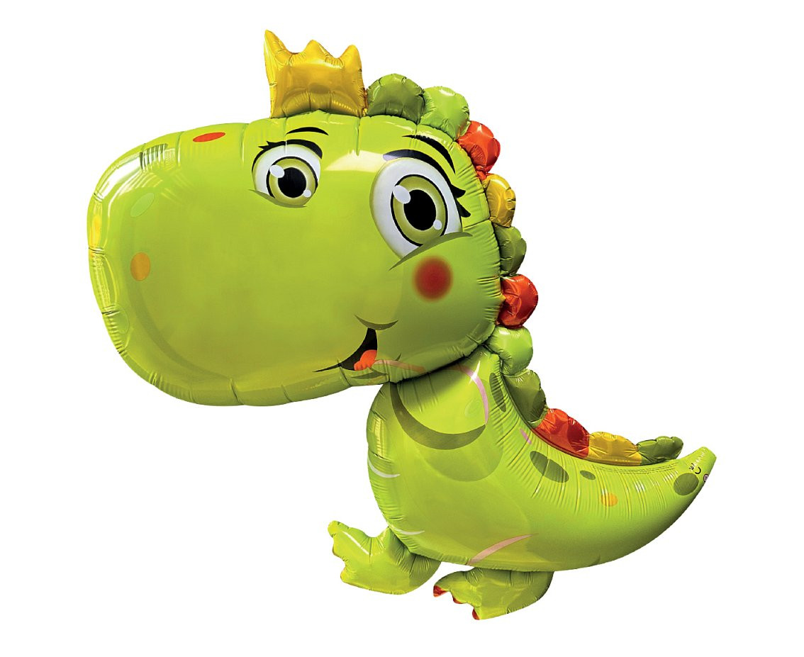 Balon foliowy Zielony Dinozaur 70x78cm FO-ZL39 GoDan