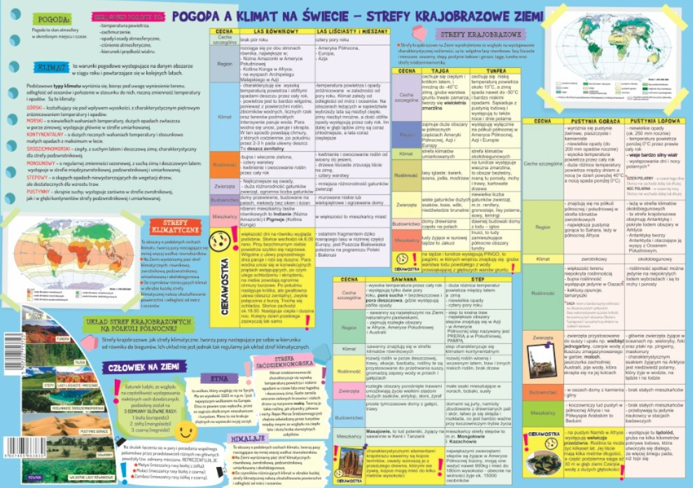 Podkład biurkowy Mapa Świata Henry