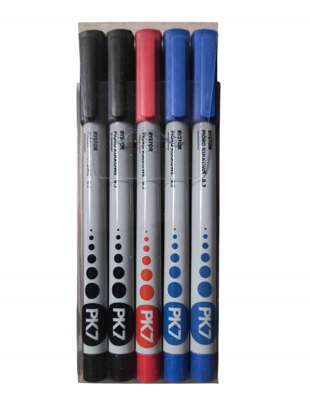 Pióro kulkowe 0,7mm (5) PK-07/AABCC Rystor 404-530