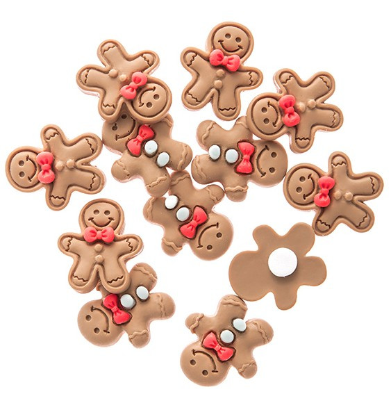 Ozdoby samoprzylepne 3D - Piernikowe ludki (12szt) DPZA-191 Dalprint