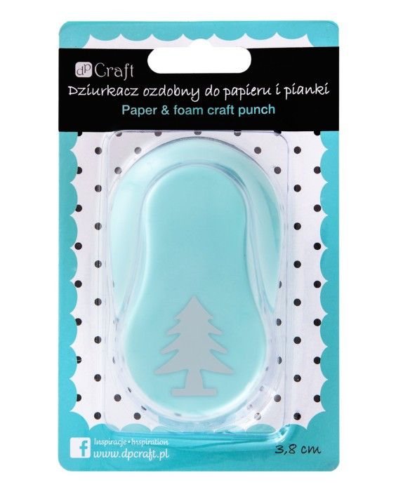 Dziurkacz ozdobny do papieru i pianki 3,8 cm CHOINKA  JCDP-115-013 Dalprint