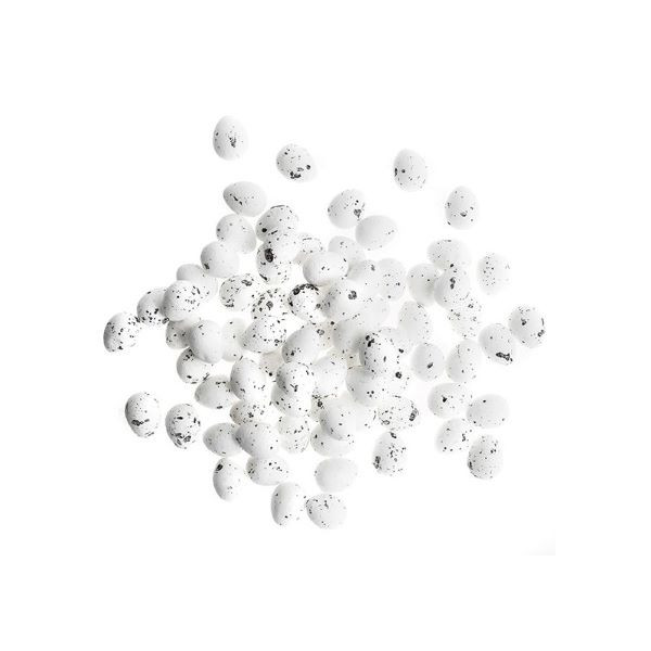 Jajka styropianowe nakrapiane 1,8cm 80szt białe DPWL-073 Dalprint