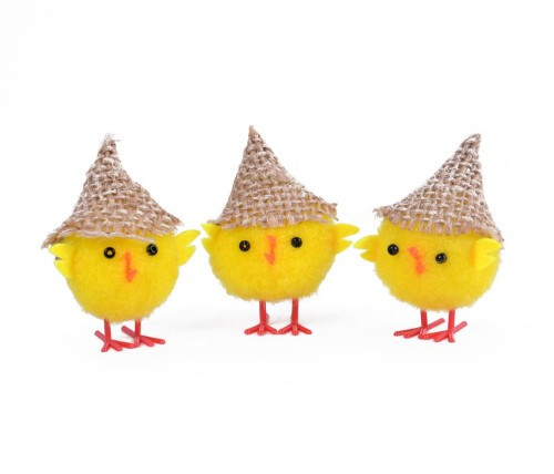 Kurczaki w kapeluszu 3szt Arpex YX5952