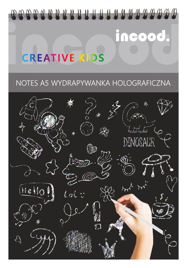 Notes A5 wydrapywanka holograficzna 0105-0038 Incood