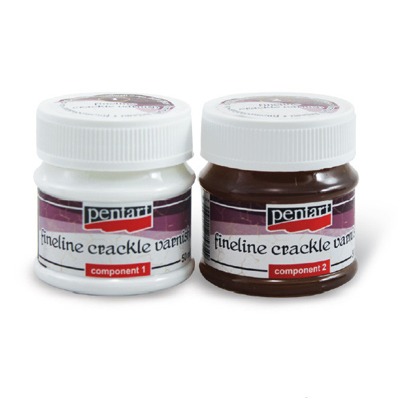 Lakier do spękań 2skł. Crackle Delikatne po 50ml Pentart 523-480 Usługi Rynkowe