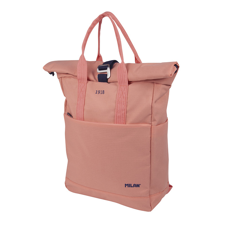 Plecak / torba zwijana 10L MILAN SERIA 1918 różowy