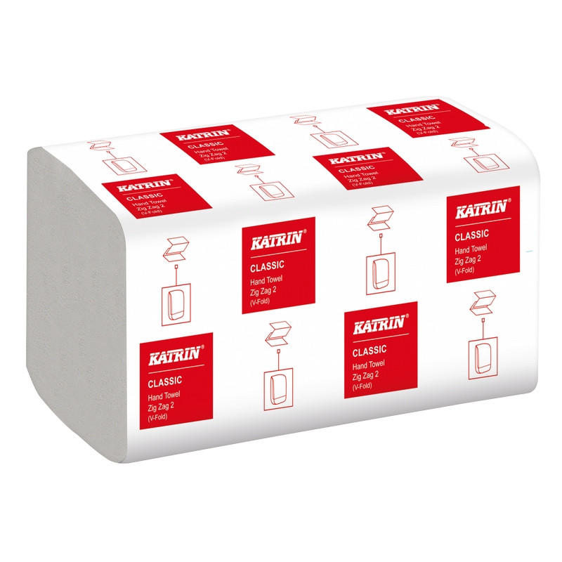 Ręcznik pap. skład. biały (20X200sk.)  Classic  ZZ 2-w biały KATRIN 35298 worek